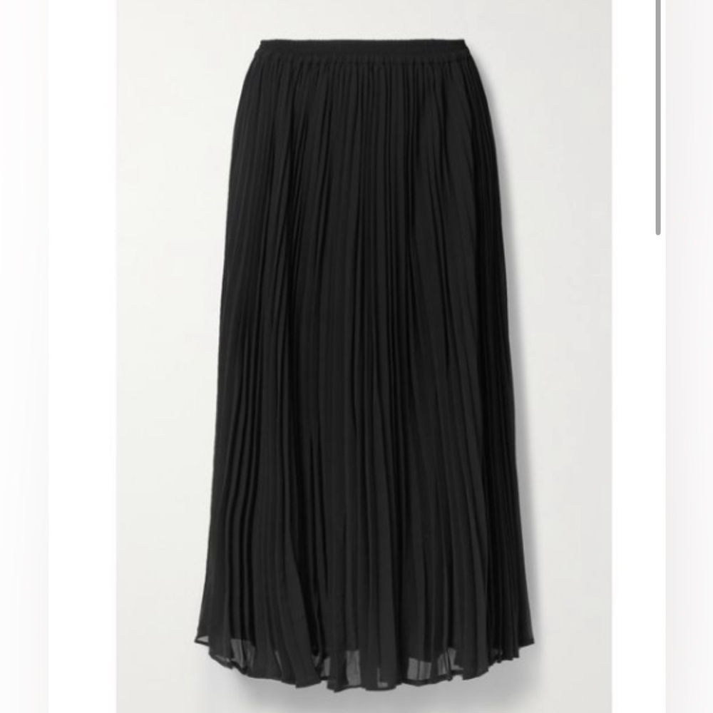 Micheal Kors Black Pleated Skirt